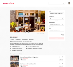 Evendsa UX & Entwicklung
